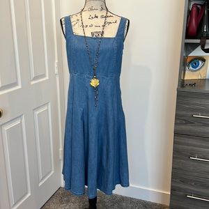 The perfect J Crew Denim Dress sz 10 EUC